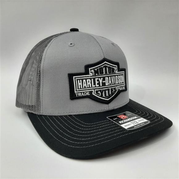 HD Biker Richardson 112 Trucker Cap Hat Mesh Snapback Harley Davidson Patch Moto main image 4